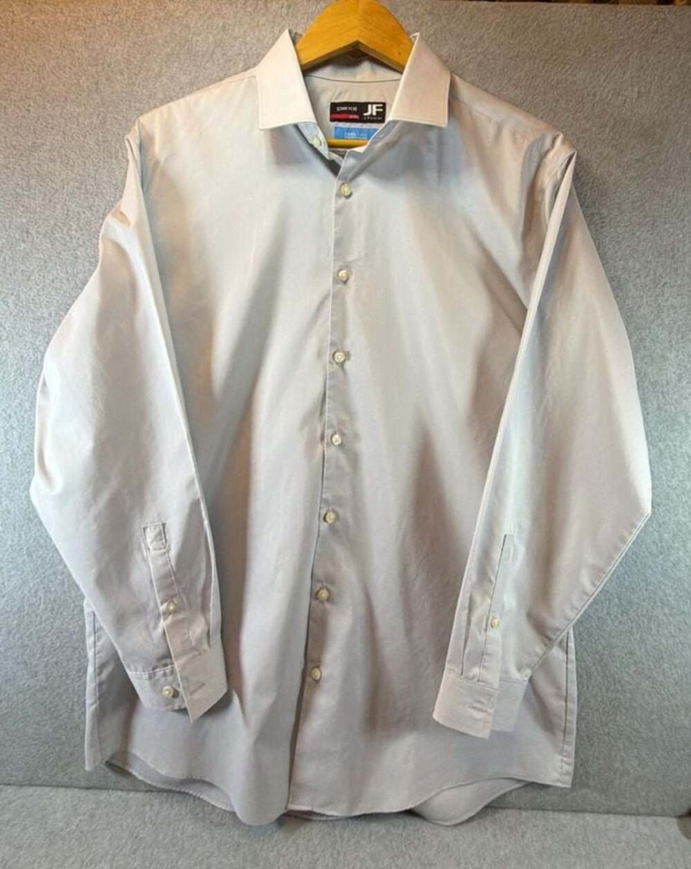 JF J.Ferrar Men's Long Sleeve Stretch Dress Shirt